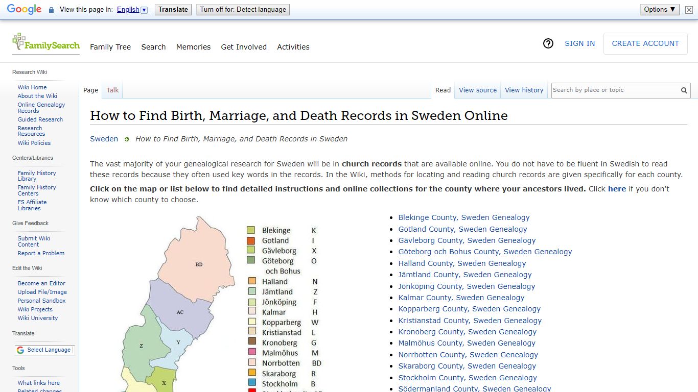 How to Find Birth, Marriage, and Death Records in Sweden ...